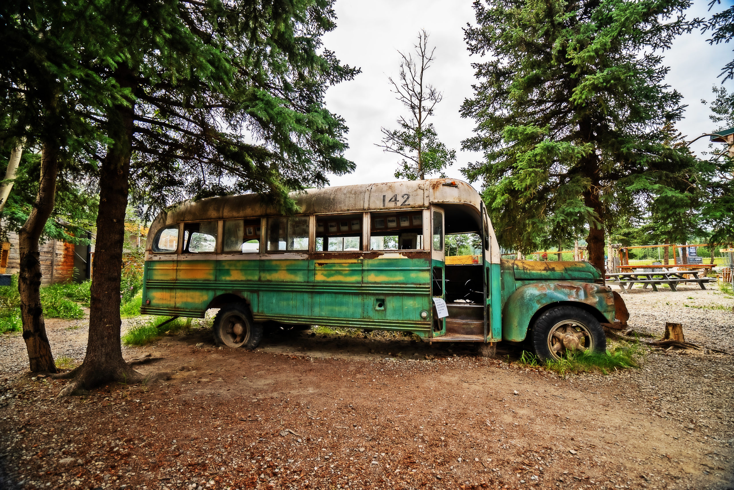 Bus from Into the Wild movie