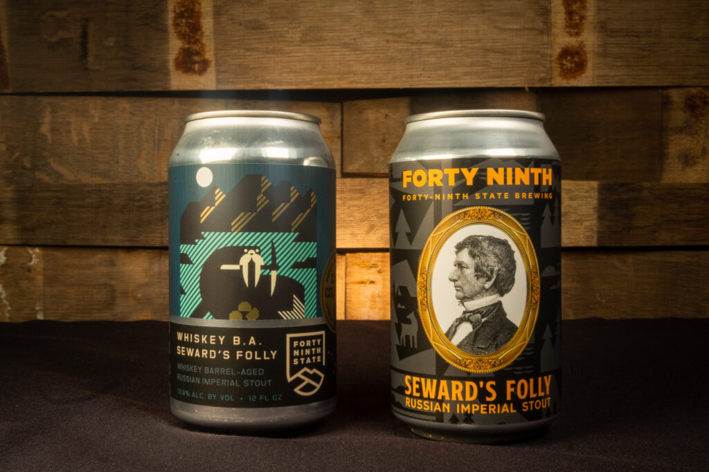 Seward's Folly and Barrel Aged Seward's Folly by 49th State Brewing