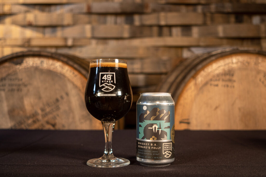 Whiskey Barrel Aged Seward's Folly by 49th State Brewing