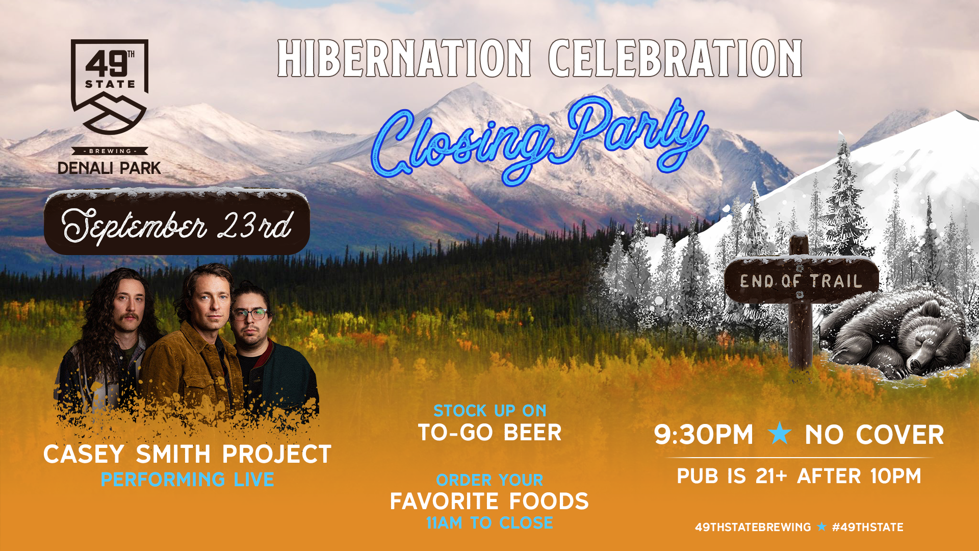 Hibernation Celebration Closing Party | Casey Smith Project