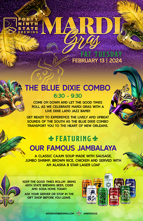 Mardi Gras 2024 @ 49th State Brewing Anchorage