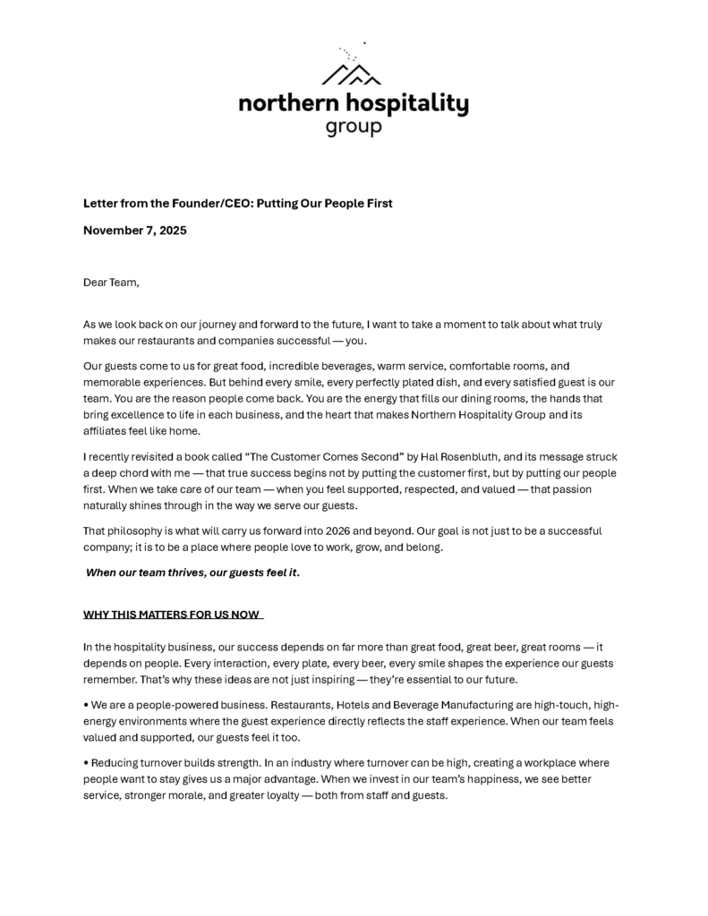 letter from the Founder page 1