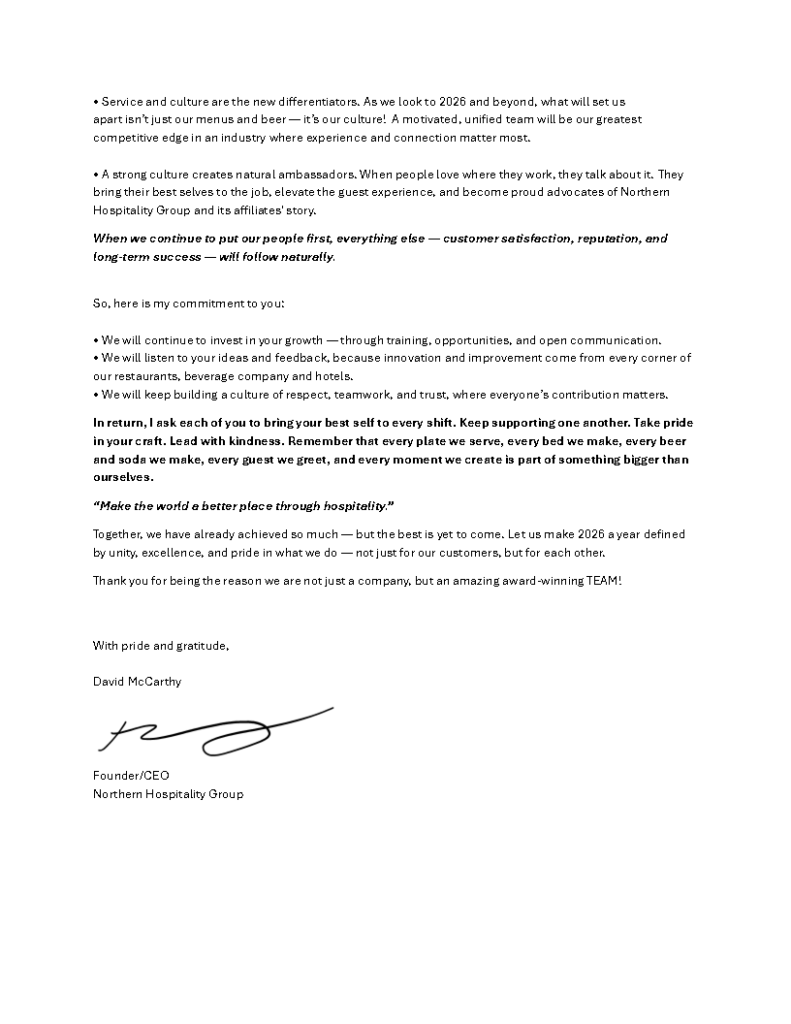 Letter from the Founder page 2