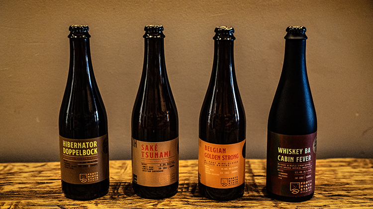 Holiday Cache Collection beers from 49th State Brewing