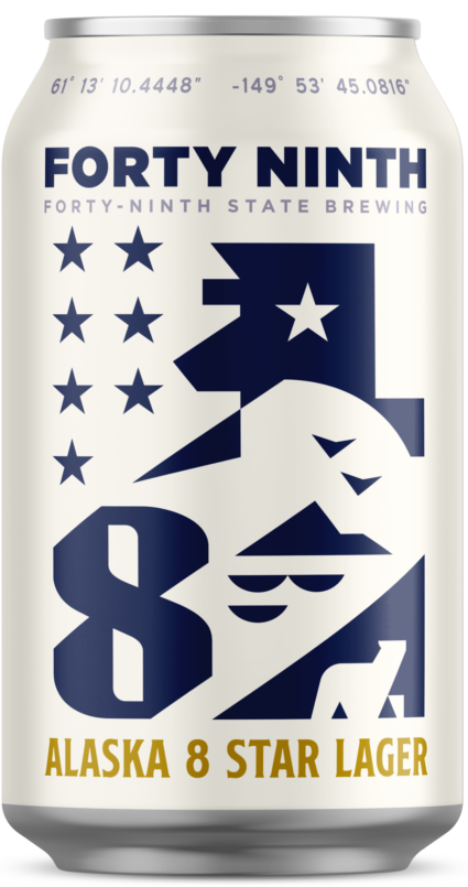 49th State Alaska 8 Star Lager