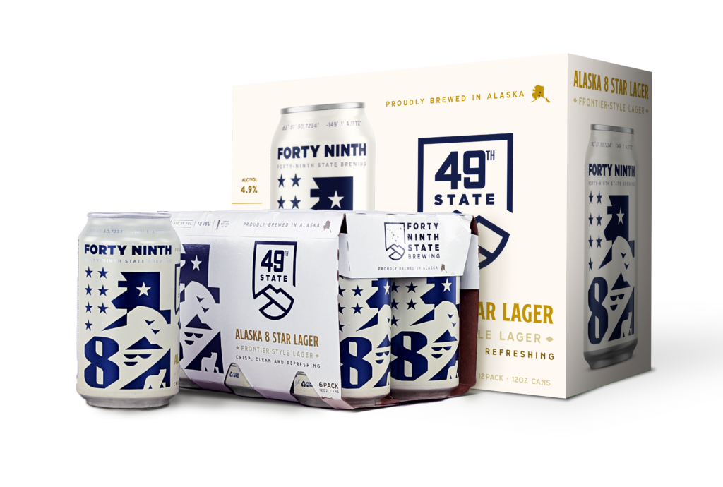 49th State Alaska 8 Star Lager Packs